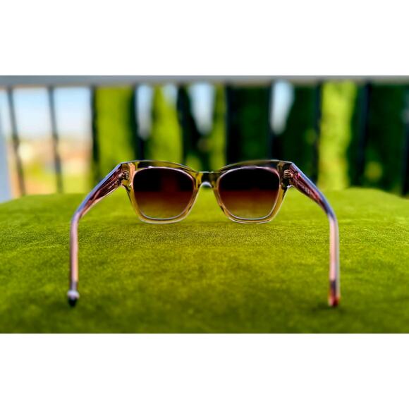 Tommy Hilfiger Pink Transparent Frame Sunglasses with Black Lenses main image 6